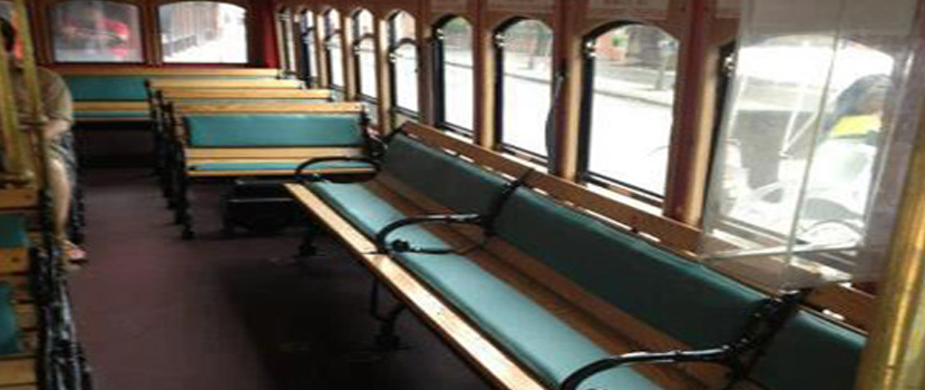 33 Passenger Trolley Interior